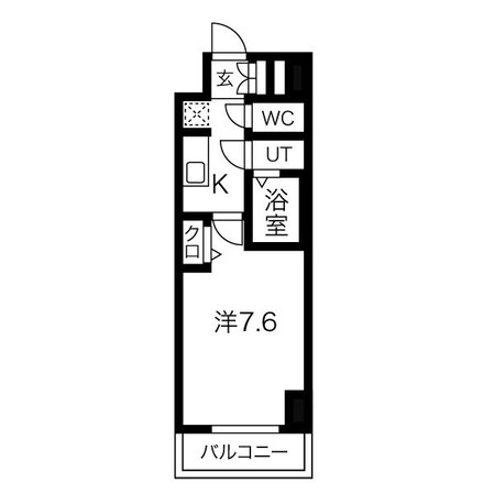 尾頭橋駅 徒歩3分 8階の物件間取画像